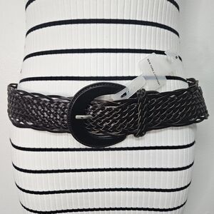 The Limited Black Braided Belt